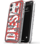 DIESEL Snap Case Clear Iphone 12 Mini RED