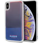 Guess GUHCI65GLcre Iphone Xs Max czerwony/Red Hard Case California Glow In The dark