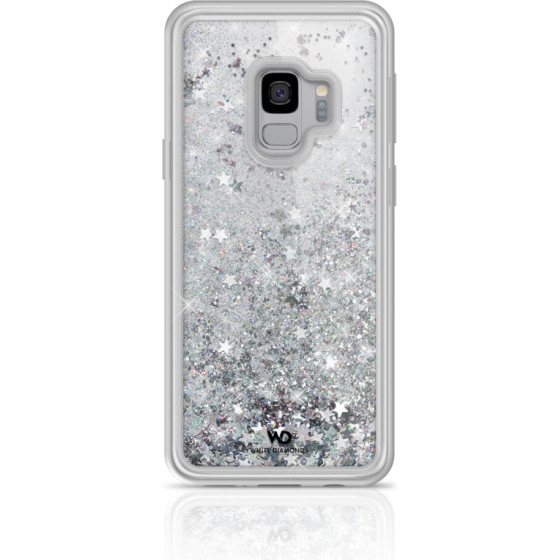 HAMA White Diamonds Sparkle Case Samsun Galaxy S9 Silver STARS