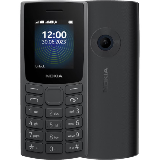 Nokia 110 (2023) Dualsim Charcoal Radio Camera FLASHLIGHT