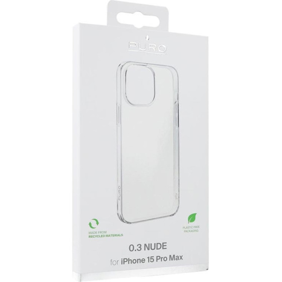 Puro Ultra Slim Case For Iphone 15 Pro Max Transparent