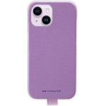 SBS case&Me Iphone 15 Case With Leather finish, Microfiber Interior purple