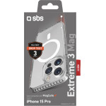 SBS Extreme 3 Mag Iphone 15 Pro Case Transparent