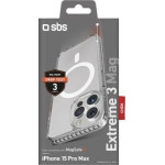 SBS Extreme 3 Mag Iphone 15 Pro Max Case Transparent