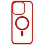 SBS Mag Frame Iphone 15 Case With Magsafe Red