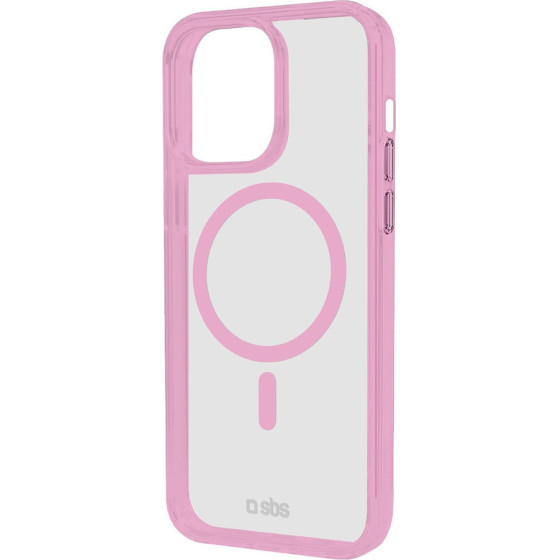 SBS Mag Frame Iphone 15 Pro Case Pink