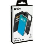 SBS Portfel Etui Na iPhone'a 15 Pro, czarny