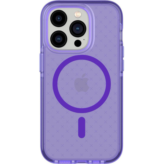 Tech 21 T21-9839 Evocheck w/Magsafe For Iphone 14 Pro - Wondrous Purple