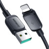Joyroom Multi-Color Series A14 Lightning /USB-A 2.4A 1.2 m Cable - Black