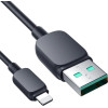 Joyroom Multi-Color Series A14 Lightning /USB-A 2.4A 1.2 m Cable - Black