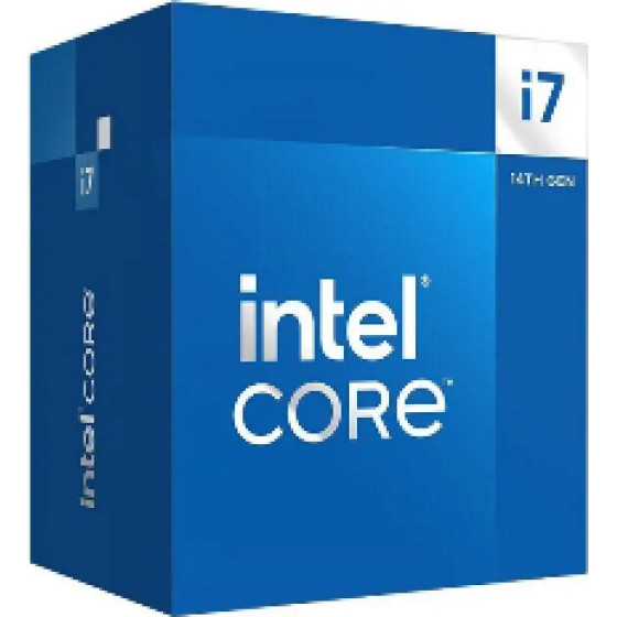 Intel Cpu Core i7 14700, 20C/28T, Up To 5.4GHz, Cache 33MB, Socket LGA1700 14th GEN, GPU, BOX, FAN, 3YW. - (BX8071514700)