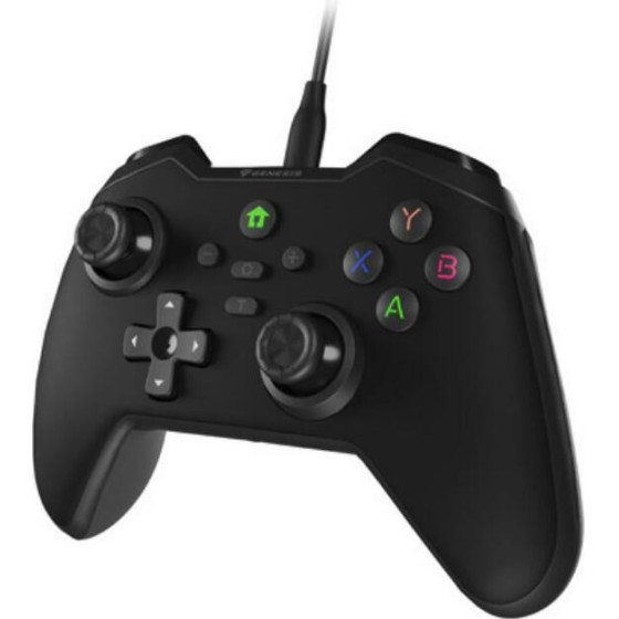 GENESIS Gaming Gamepad Mangan 300 For PC/Switch/Mobile, Black - (NJG-2103)