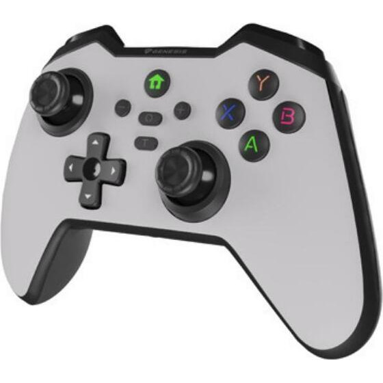 GENESIS Gaming Gamepad Mangan 400 Wireless For PC/Switch/Mobile, White - (NJG-2101)