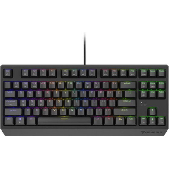 GENESIS Gaming Keyboard Thor 230 Tkl Us Rgb Mechanical Outemu Brown Black Hot Swap - (NKG-2079)