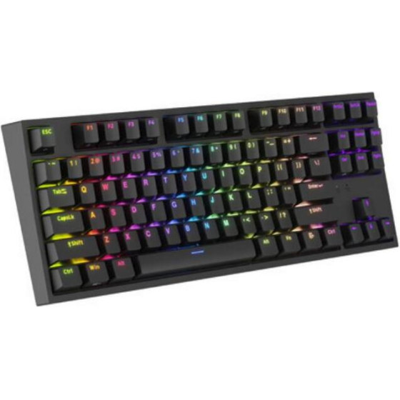GENESIS Gaming Keyboard Thor 404 Tkl Us Rgb Mechanical Black Gateron Yellow Pro - (NKG-2069)
