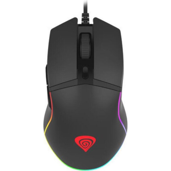 GENESIS Gaming Mouse Krypton 220 6400DPi Rgb Backlit Software Black - (NMG-1770)
