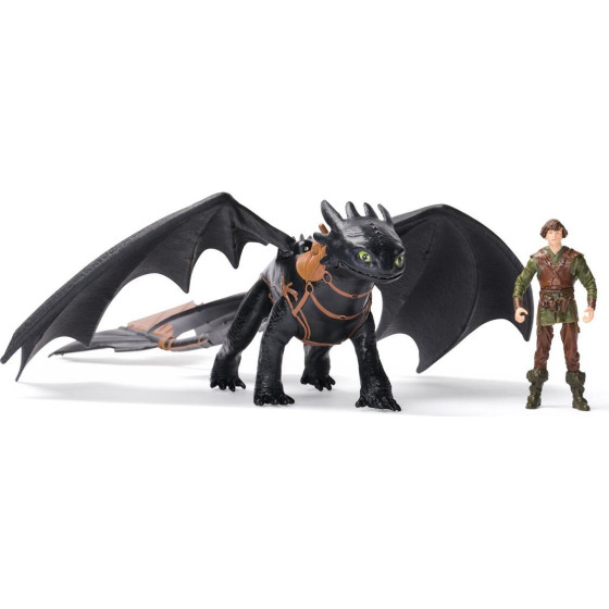 Spin Master How To Train Your Dragon: Dragons & Vikings - Toothless & Hiccup Action Figures (20151277)