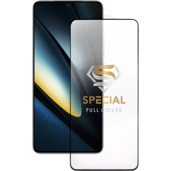 Idol 1991 Tempered Glass Xiaomi Poco F6 Pro 5G 6.67'' 9H 0.25mm 20D Full Glue Semi Curved BLACK
