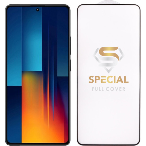 Idol 1991 Tempered Glass Xiaomi Poco M6 Pro 4G 6.67'' 9H 0.25mm 20D Full Glue Semi Curved BLACK