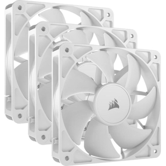 Corsair Case Fan RS120 120mm Pwm 3-Pack White - (CO-9050193-WW)