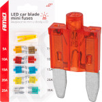 AMiO ��������� Mini Blade (����������) & �������� ��������� ������� (5A/10A/15A/ 20A/25A) -10 ���. - (04340)