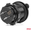 AMiO ����� �� 2 ����� Usb ��� ������ ����� 12/24V 4.2A ��������� �� ���� Led ��� �������� - 1 ���. - (04217)