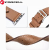 FORCELL F-Design FA20 Magnetic Eco Leather Strap For Apple Watch 42 / 44 / 45 / 49 Mm red