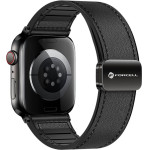 FORCELL F-Design FA21 Eco Leather Strap For Apple Watch 38 / 40 / 41 Mm black