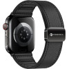 FORCELL F-Design FA21 Eco Leather Strap For Apple Watch 42 / 44 / 45 / 49 Mm black