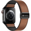 FORCELL F-Design FA21 Eco Leather Strap For Apple Watch 42 / 44 / 45 / 49 Mm brown