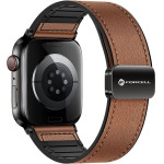 FORCELL F-Design FA21 Eco Leather Strap For Apple Watch 42 / 44 / 45 / 49 Mm brown