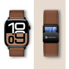 FORCELL F-Design FA21 Eco Leather Strap For Apple Watch 42 / 44 / 45 / 49 Mm brown