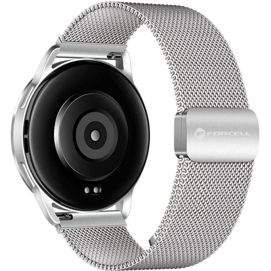 FORCELL F-Design FS11 Magnetic Stailess Steel Strap For Samsung Watch 22 Mm silver