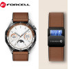 FORCELL F-Design FS20 Magnetic Eco Leather Strap For Samsung Watch 22 Mm black