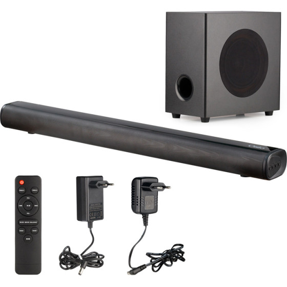 Osio Soundbar ��� �������� Subwoofer �� Bluetooth, AUX, USB, OPT, Hdmi ��� ��������������� - 256W - (OSBT-9060)