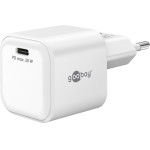 Goobay USB-C(TM) Pd Gan Fast Charger Nano (20 W) White - (76691)