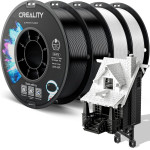 Creality CR-Petg Value Pack 4kg - 2x Black & 2x White 3D Printer Filament No Reel - (3301030140)
