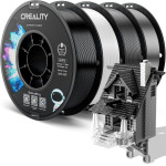 Creality CR-Petg Value Pack 4kg - Black & White & Gray & Transparent 3D Printer Filament (Grey) No r - (3301030139)