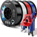 Creality CR-Petg Value Pack 4kg - Black & White & Red & Blue 3D Printer Filament No Reel - (3301030143)