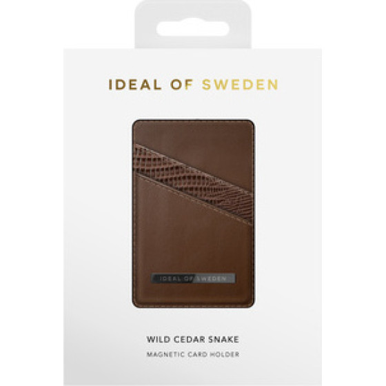 Ideal Of Sweden Atelier Wild Cedar Snake Magnetic Card Holder