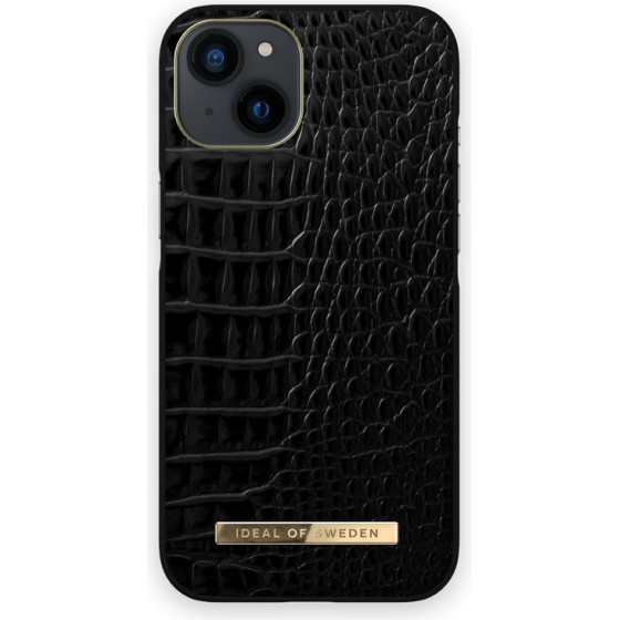 Ideal Of Sweden IDACAW20-I2167-236 Iphone 13 Pro Max Case Neo Noir CROCO