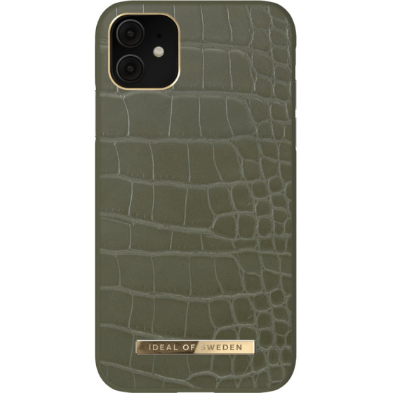 Ideal Of Sweden IDACAW21-I1961-327 Iphone 11 Case Khaki CROCO