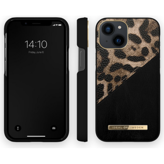Ideal Of Sweden IDACAW21-I2154-330 Iphone 13 Mini Case Midnight LEOPARD