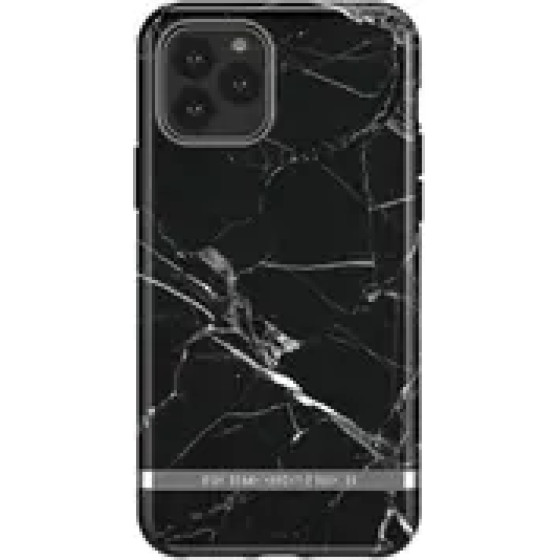 Richmond & Finch Black Marble, Iphone 11, Silver details, black