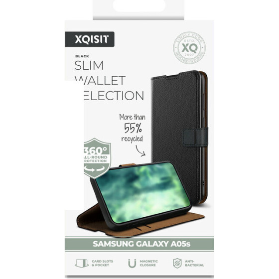 Xqisit Samsung Galaxy A05s Etui Slim Wallet Selection SORT