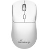 MediaRange Optical 4-Button Wireless Mouse With Scroll-Wheel And DPI-Button, 1.000 - 1.600 dpi, Symmetrical, White - (MROS257)