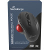 MediaRange Optical 7-Button Wireles With Trackball.Scrool Wheel, Dpi 800-2400, Black/Red - (MROS263)