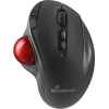 MediaRange Optical 7-Button Wireles With Trackball.Scrool Wheel, Dpi 800-2400, Black/Red - (MROS263)