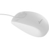 MediaRange Wired Optical 2-Button Hygienic Mouse With Touch-Scroll, 1.000 dpi, IP68, White - (MROS265)