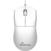 MediaRange Wired Optical 3-Button Mouse With Scroll-Wheel, 1.000 dpi, Symmetrical, 1.5m Cable, White) - (MROS255)